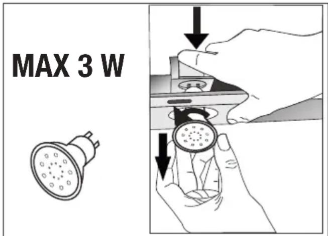 GRUNDIG GDSP2470BSCH - Replacement of Lamp - 1
