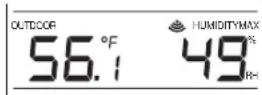 LA CROSSE TECHNOLOGY WS9046U - OUTDOOR TEMPERATURE AND HUMIDITY - 1