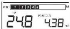 LA CROSSE TECHNOLOGY WS9046U - XII.UNITE DE PLUVIOMETRIE (pouce/ mm) - 1