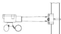 LA CROSSE TECHNOLOGY WS9046U - FIXATION A L'AIDE DU BOULON ETRIER - 2