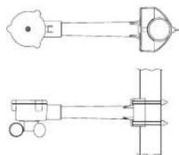 LA CROSSE TECHNOLOGY WS9046U - MOUNTING WITH NYLON STRAPS - 1