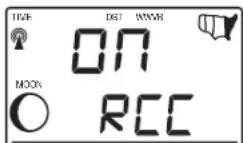 LA CROSSE TECHNOLOGY WS9046U - PARA APAGAR/ENCENDER ON/OFF LA FUNCION DE LA HORA RADIO-CONTROLADA - 1