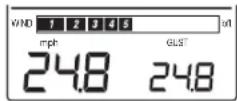 LA CROSSE TECHNOLOGY WS9046U - VII.VITESSE DU VENT, REFROIDISSEMENT EOLIEN,VALEURS MINIMUM ET MAXIMUM - 1