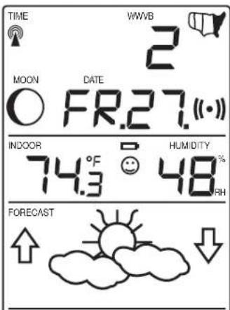 LA CROSSE TECHNOLOGY WS9046U - SENSIBILITE DES PREVISIONS METEO - 1