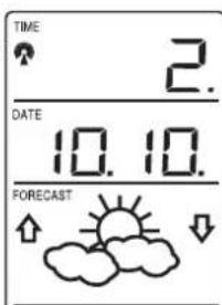 LA CROSSE TECHNOLOGY WS7159U - PROGRAMACION DEL NIVEL DE SENSIBILIDAD PARA EL PRONOSTICO DEL TIEMPO - 1