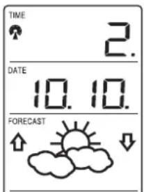 LA CROSSE TECHNOLOGY WS7159U - Sensibilite des previsions météo - 1