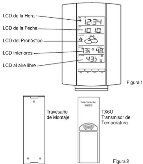 LA CROSSE TECHNOLOGY WS7159U - INVENTARIO DE CONTENIDOS - 1
