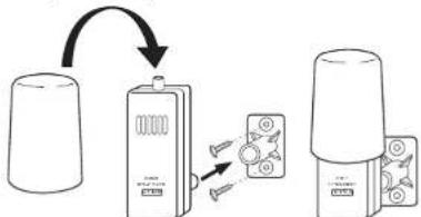 LA CROSSE TECHNOLOGY WS9032U - Fijando el Sensor Remoto Thermo/hygro - 1
