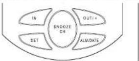 LA CROSSE TECHNOLOGY WS9032U - Arrangement de touche de fonction - 1