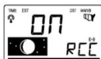 LA CROSSE TECHNOLOGY WS9118U - PARA APAGAR/ENCENDER LA FUNCION DE LA HORA RADIO-CONTROLADA - 1
