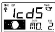 LA CROSSE TECHNOLOGY WS9118U - SETTING THE LCD CONTRAST - 1