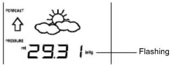 LA CROSSE TECHNOLOGY WS9037UIT - RELATIVE AIR PRESSURE VALUE SETTING - 1
