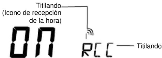 LA CROSSE TECHNOLOGY WS9037UIT - CONFIGURACION DE LA SENAL DE RECEPCION DE LA HORA ON/OFF - 1
