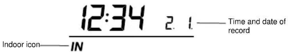 LA CROSSE TECHNOLOGY WS9037UIT - DISPLAY OF INDOOR MINIMUM AND MAXIMUM RECORDS: - 1