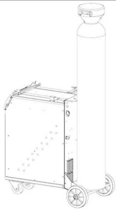 GYS Autopulse 220M2 - SUPPORT BOUTEILLE / BOTTLE SUPPORT / FLASCHENHALTER / PORTABOTELLAS / FLESSENHOU-DER / PORTABOTTIGLIE - 3