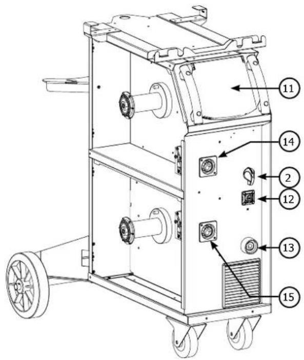 GYS Autopulse 220M2 - SUPPORT BOUTEILLE / BOTTLE SUPPORT / FLASCHENHALTER / PORTABOTELLAS / FLESSENHOU-DER / PORTABOTTIGLIE - 10