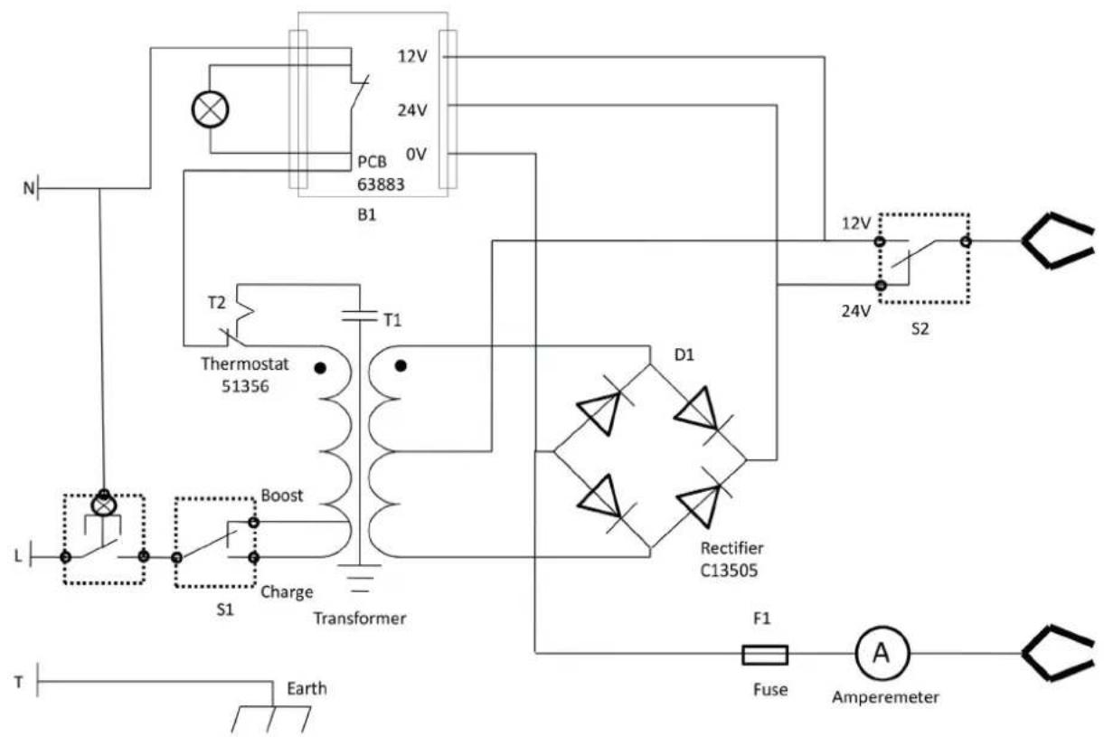 GYS CA 360 - CLAVIER DE COMMANDE / CONTROL PANEL / BEDIENFELD / TABLA DE MANDOS / ПАНЕЛЬ УПРАВЛЕНИЯ / BEDIENINGSPANEEL / PANNELLO DI CONTROLLO - 3