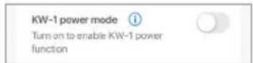 KEF LSX II - Mode d'alimentation KW-1 - 1
