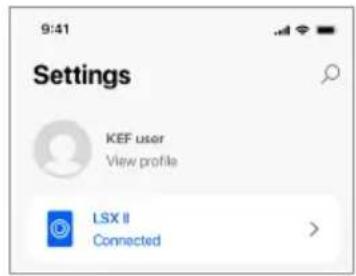 KEF LSX II - « My Speaker » et « Speakers Nearby » (mon enceinte et enceintes à proximité) - 1