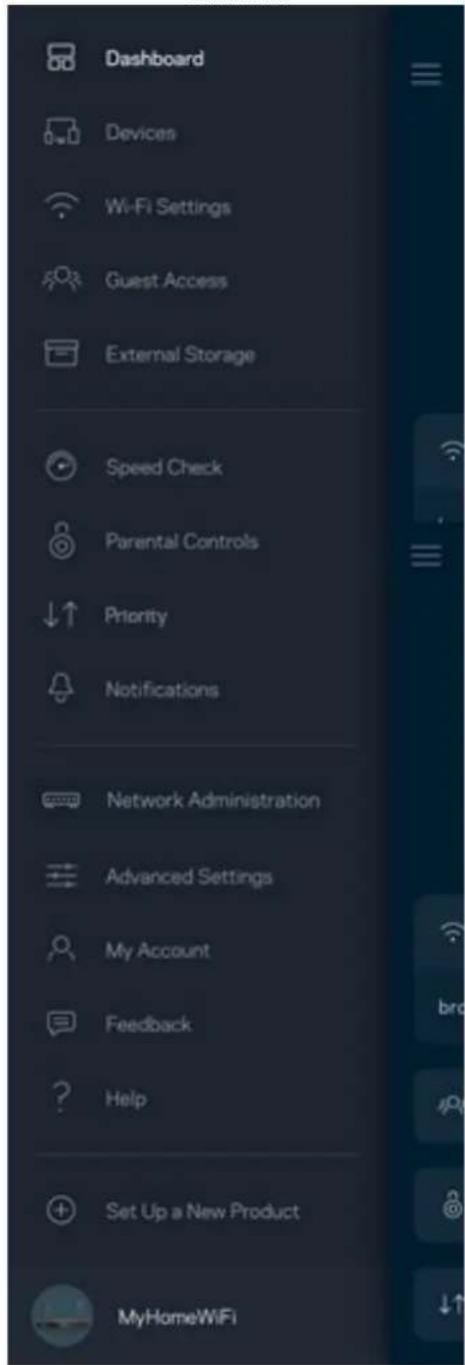 LINKSYS Hydra 6 - Menu - 2