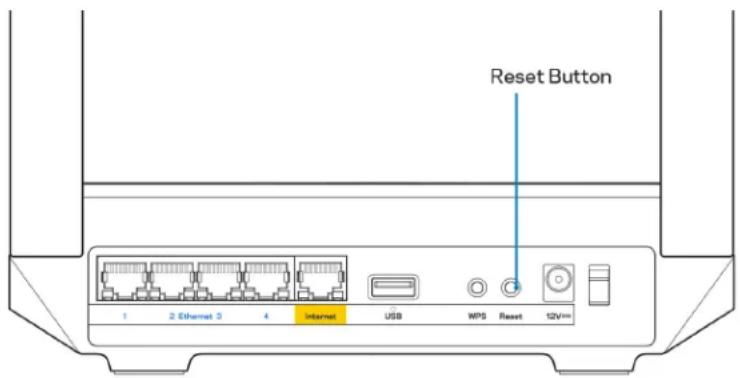 LINKSYS Hydra 6 - Den Router auf die Werkseinstellungen zurücksetzen - 1