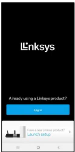 LINKSYS Hydra 6 - Buka aplikasi Linksys, ketuk Masuk. - 2
