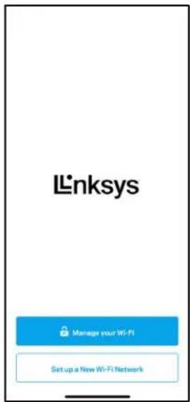 LINKSYS Hydra 6 - Spustte applikaci Linksys a klepnete na Prihlásit se. - 1