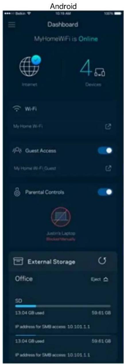 LINKSYS Hydra 6 - Dashbord - 2