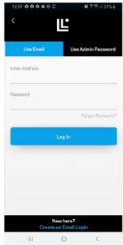 LINKSYS Hydra 6 - Melden Sie sich in der Linksys App an - 4