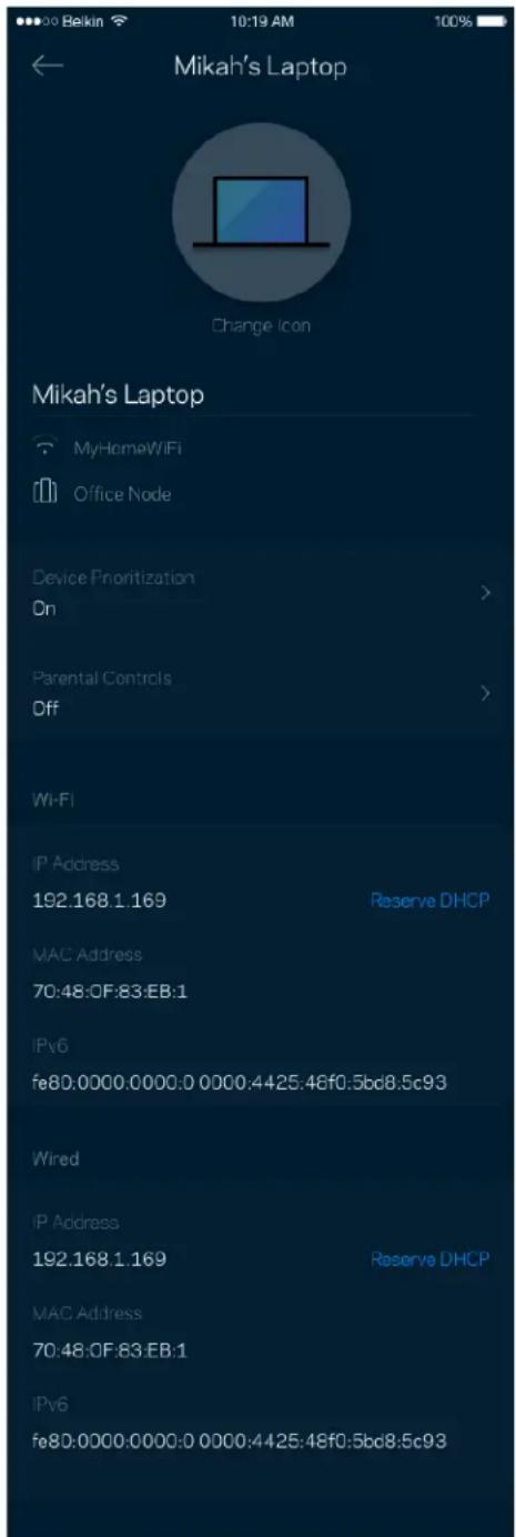 LINKSYS Hydra 6 - Laitteiden tietojen tarkastelu ja muuttaminen - 1