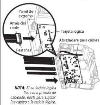 LIFT-MASTER 050DCTBLKMC - Instalar la tarjeta lógica del receptor - 2