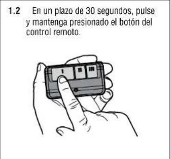 LIFT-MASTER 050ACTWFATS - Programe un control remoto con el botón learn (aprender) (no se suministra) - 2
