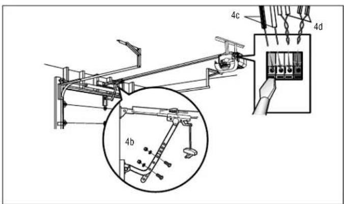 LIFT-MASTER 041A7767 - Reinstall the garage door opener: - 2