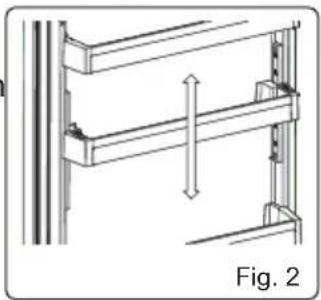Rommer FCV 406 MF INOX - Adjustable Door Shelf (In some models) - 2