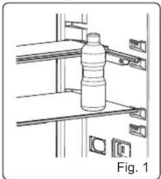 Rommer FCV 406 MF INOX - Étagère en verre réglable (Sur certains modèles) - 1