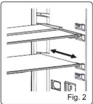 Rommer FCV 405 MF - Adjustable Glass Shelf (In some models) - 2