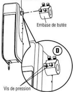 LIFT-MASTER 041D8615 - Suivre ces étapes pour les embases de butée qui doivent être installées en utilisant une clé à fourche. - 3
