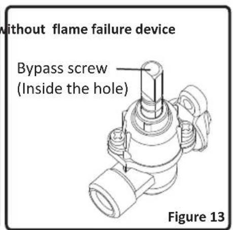 Rommer VG3 FG - Adjusting the reduced flame position: - 3