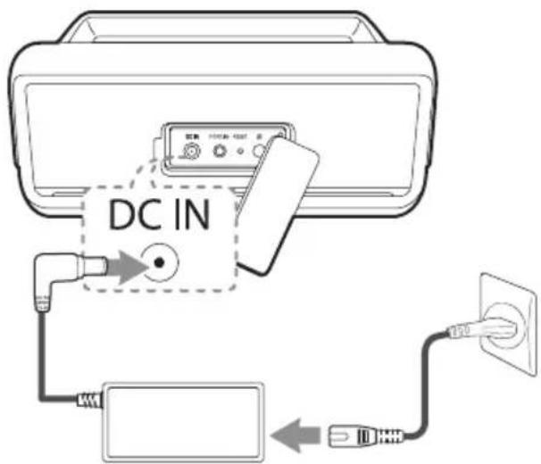 LG PK7W - Rechargement avec l'adaptateur secteur - 1
