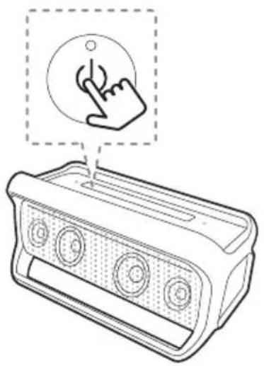LG PK7W - Utilisation de la touche Marche/Arrêt - 1