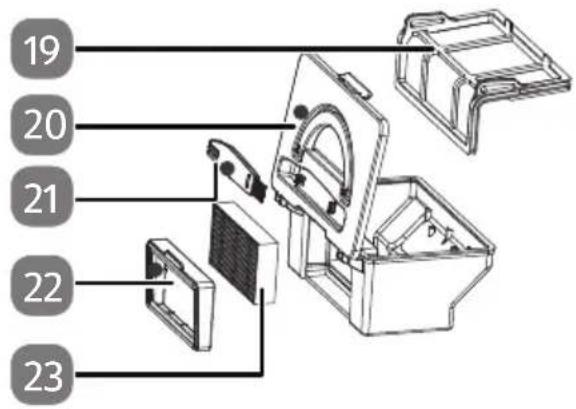 MEDION MD 10065 - Depósito para el polvo con fi Itro - 1