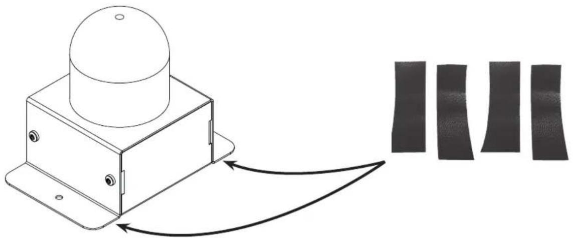 GYS Smart Light Module - FISSAGGIO DELLE STRISCE DI VELCRO - 1