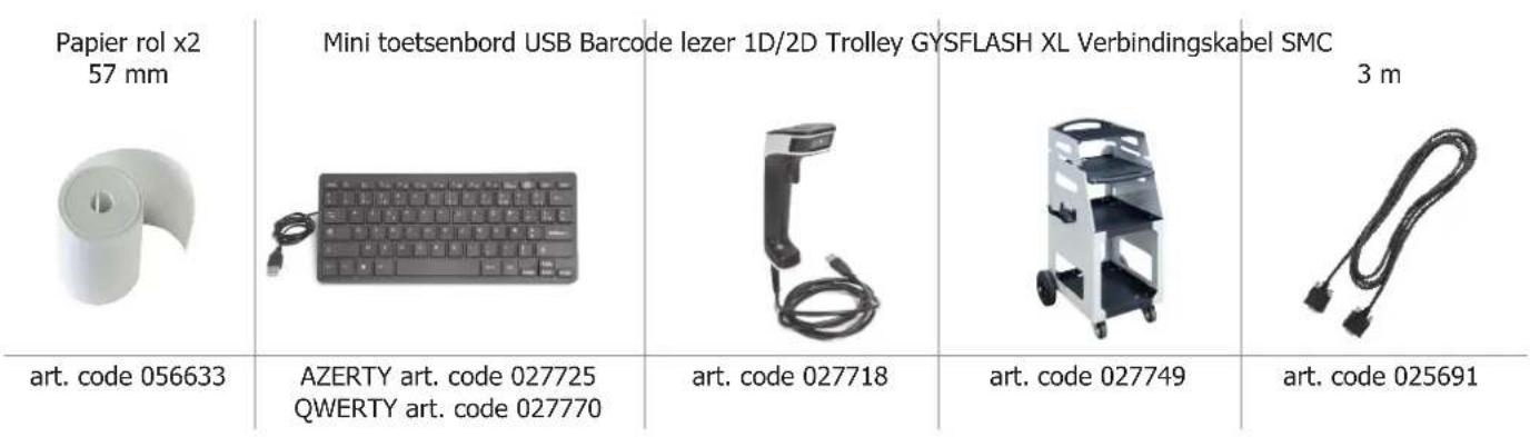 GYS Smart Printer Module - VERBRUKSARTIKELEN EN OPTIONELE ARTIKELEN - 1