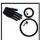 AL-KO LB 4060 - Simboli sull'apparecchio - 6