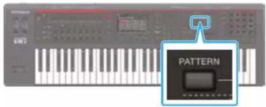 ROLAND FANTOM06 - Lorsque j'appuie sur le bouton Pattern, - 1