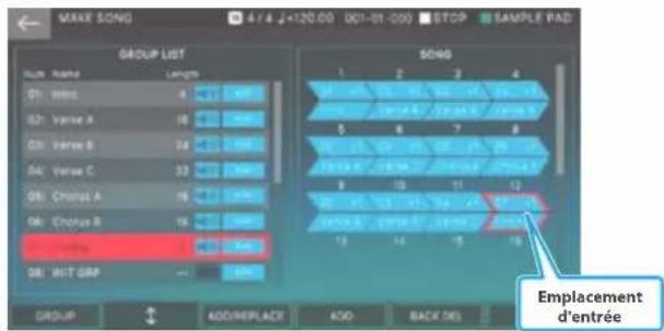 ROLAND FANTOM06 - SELECTIONNEZ [E6] MAKE SONG. - 1
