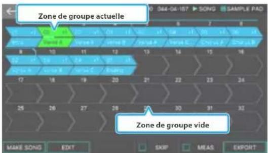 ROLAND FANTOM06 - Appuyez sur le bouton [SONG]. - 1