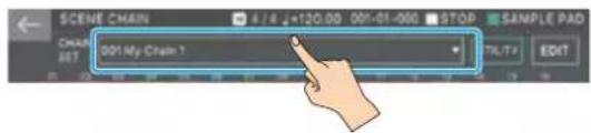 SCENE CHAIN 6.4.8 x120.09 001-01-000 STOP SAMPLE PAD CHAIN 001 My Chain 1 7L/Tr EDIT