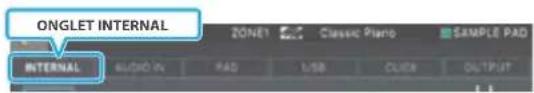 ONTGLET INTERNAL INTERNAL AUDIO DV RAD 1/58 CLICK OUTPUT