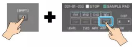 SHIFT + 001-01-000 STOP SAMPLE PAD F0 F0 C+ M OBP LEVEL 7.60 M/FY ADD OFF